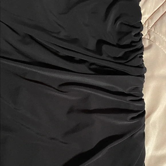 Lauren Ralph Lauren Black One-Shoulder Dress - Picture 3 of 5